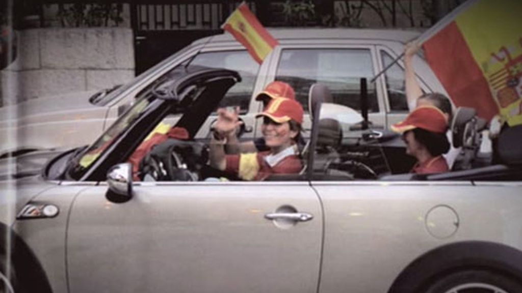 La Infanta celebra el triunfo de la selección en el Mundial de Sudáfrica