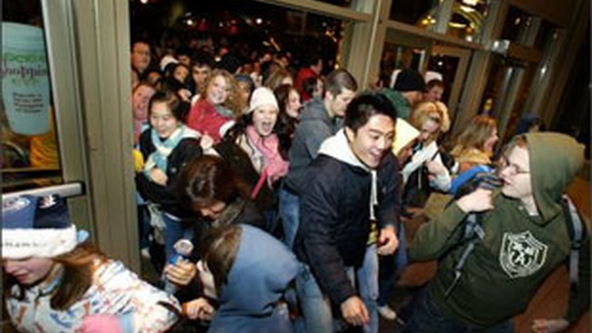 Inicio del Black Friday de 2008 Foto: Archivo Inicio del Black Friday de 2008 Foto: Archivo