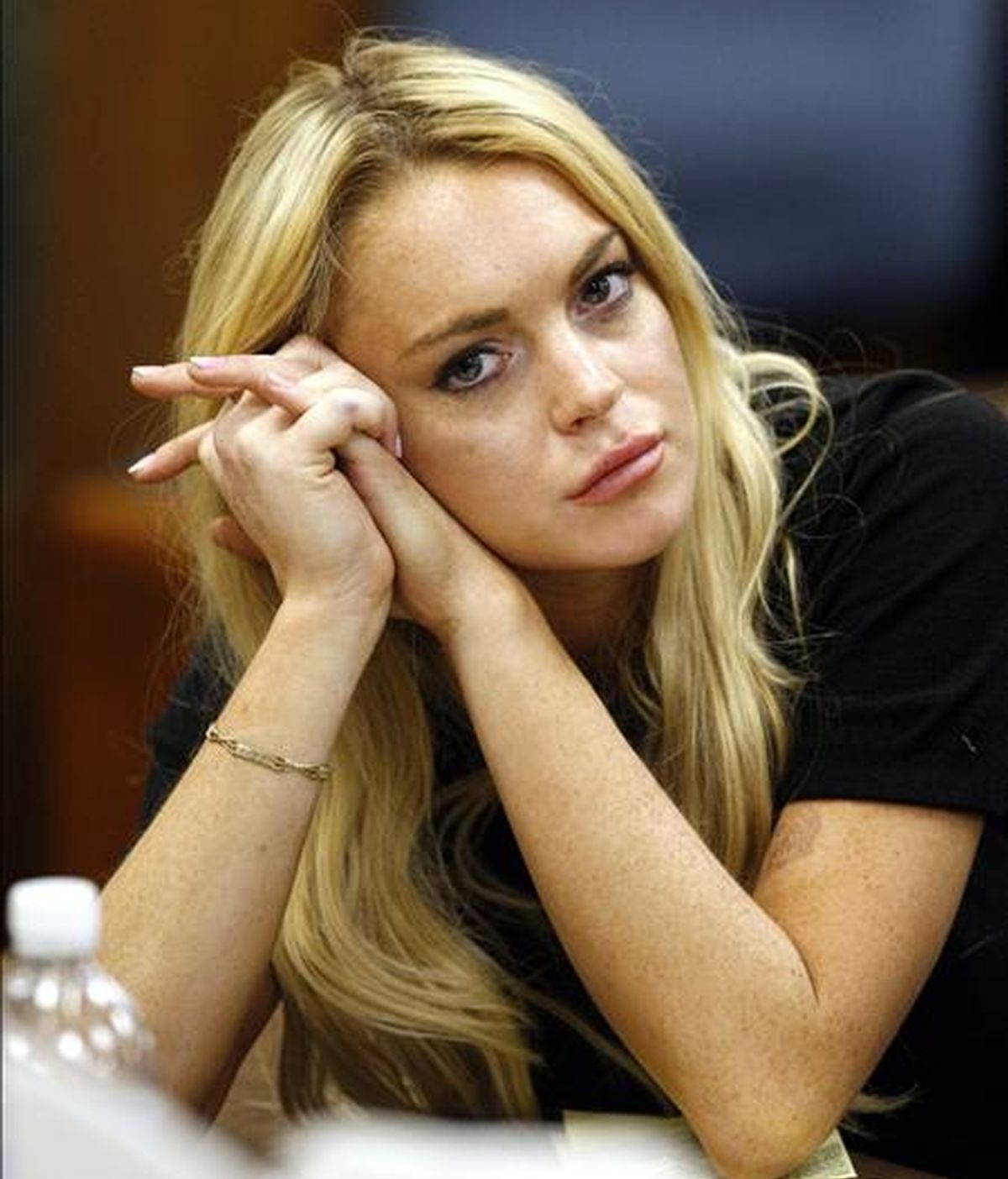 Lohan ya ha pisado la cárcel este año por una causa que se inició en 2007 cuando fue detenida por conducir ebria y que se complicó cuando incumplió en reiteradas ocasiones las condiciones impuestas por los jueces. EFE/Archivo Lohan ya ha pisado la cárcel este año por una causa que se inició en 2007 cuando fue detenida por conducir ebria y que se complicó cuando incumplió en reiteradas ocasiones las condiciones impuestas por los jueces. EFE/Archivo
