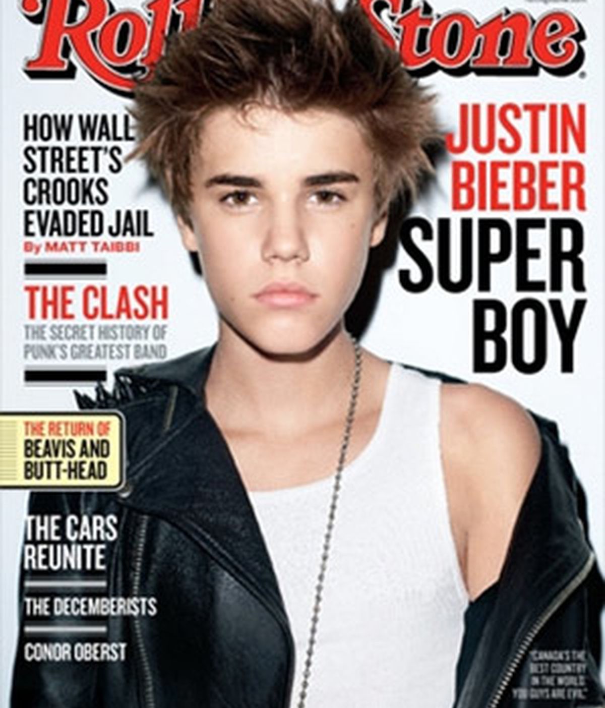 Imagen de la portada de la revista Rolling Stone.