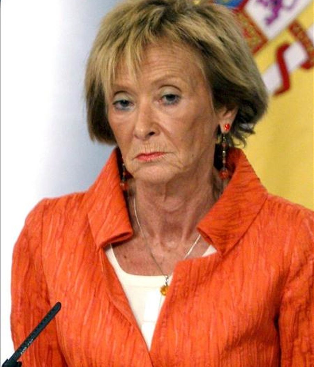 La vicepresidenta primera, María Teresa Fernández de la Vega. EFE/Archivo La vicepresidenta primera, María Teresa Fernández de la Vega. EFE/Archivo