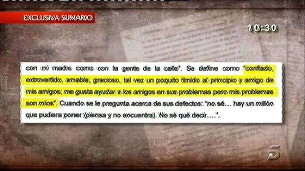 Los psicólogos creen que Carcaño tiene problemas para establecer vínculos afectivos Los psicólogos creen que Carcaño tiene problemas para establecer vínculos afectivos