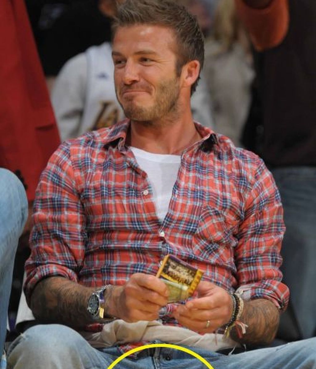 David Beckham y sus agujeros 'fashion'