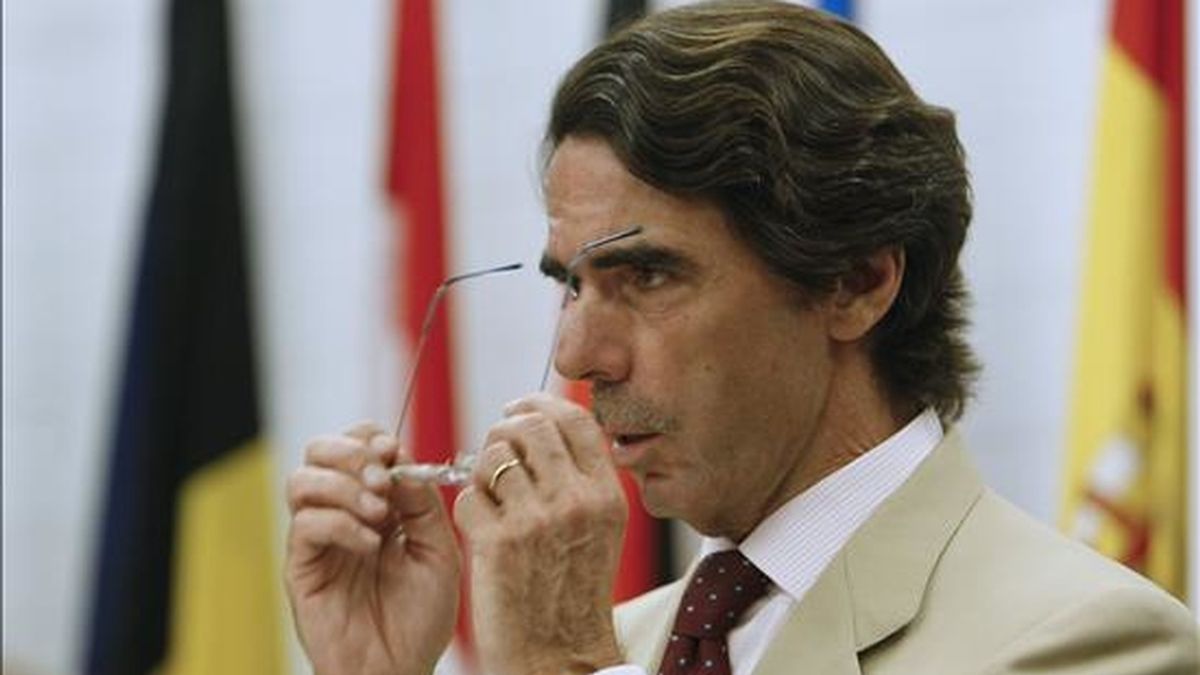 El ex presidente del Gobierno José María Aznar. EFE/Archivo