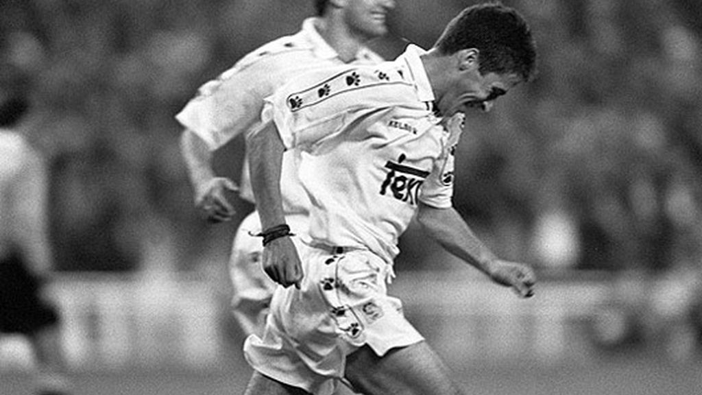 Su primer gol, al Atlético de Madrid