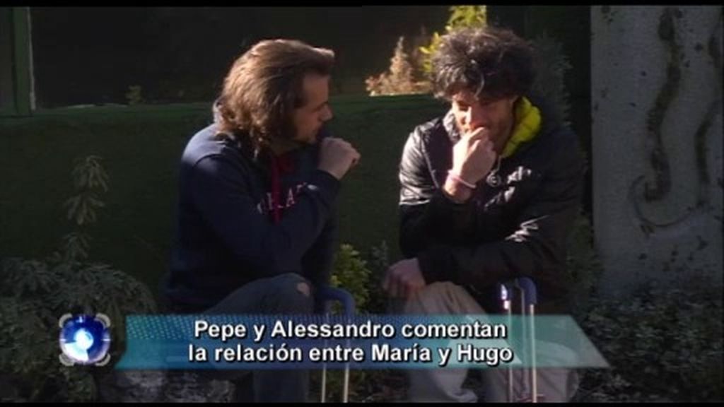 La relación de María y Hugo, a debate entre el resto de concursantes de 'Gran Hermano'