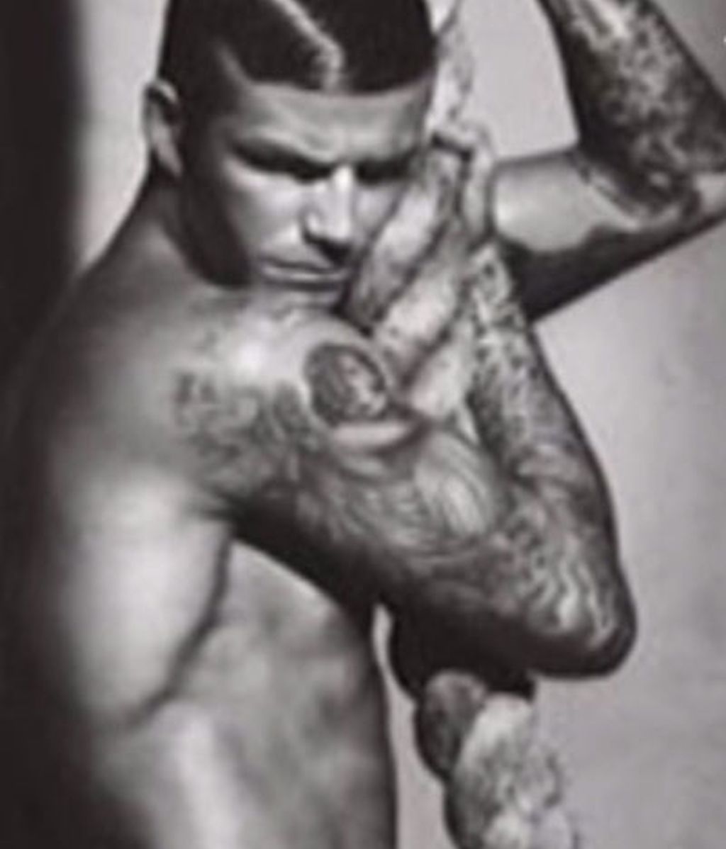 David Beckham, de nuevo al desnudo