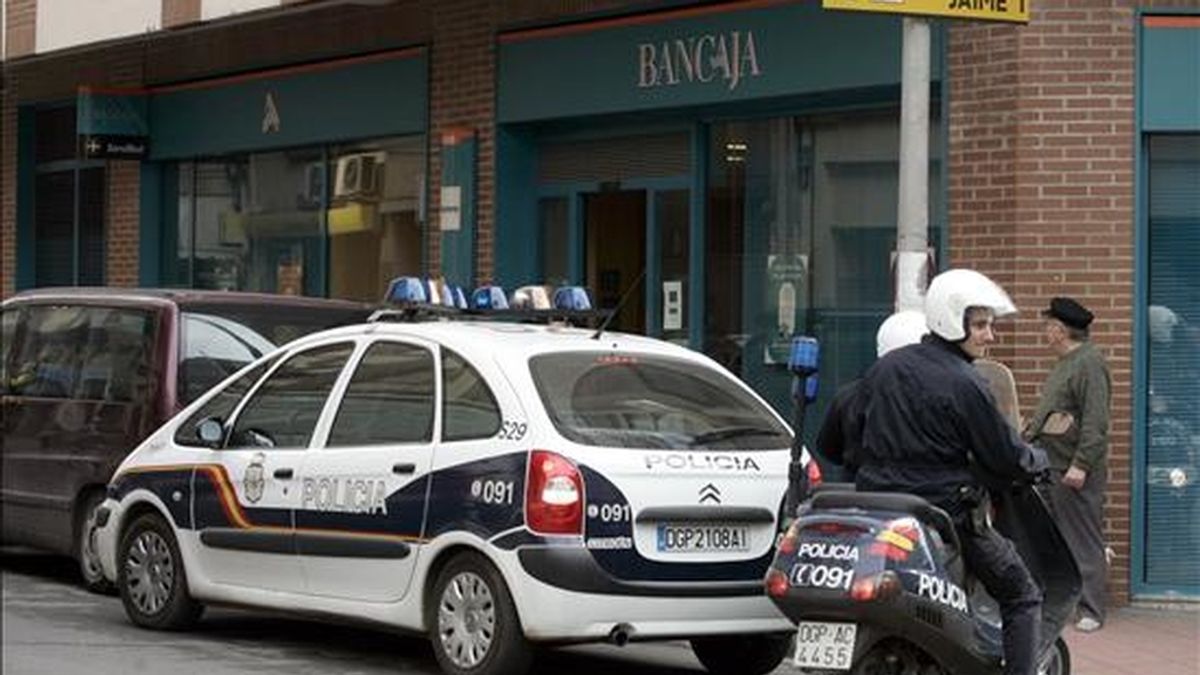 Otro atraco en una sucursal de Bancaja. EFE/Archivo