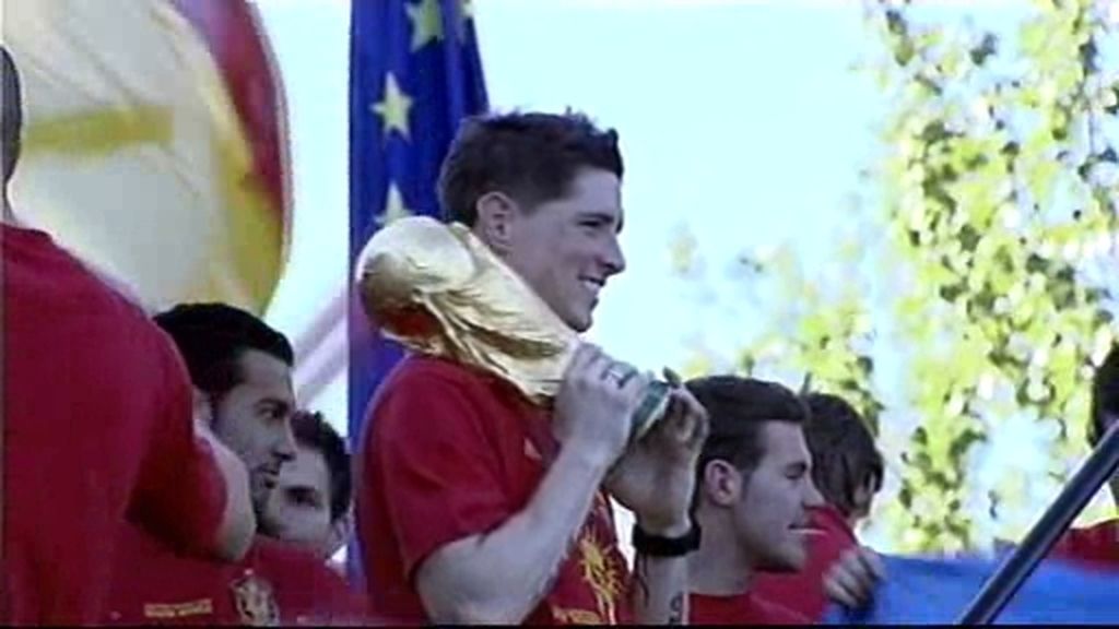 'La Roja' desfila por Madrid