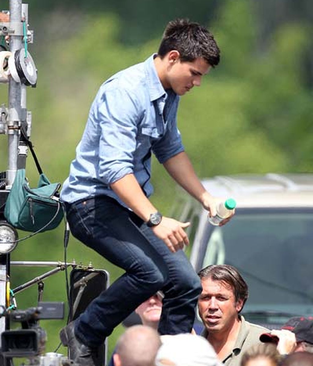 Taylor Lautner, de rodaje