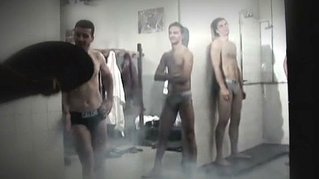 La selección italiana, en calzoncillos