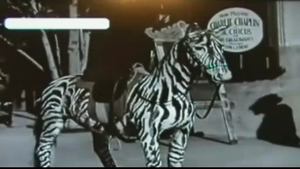 Un móvil en la película de Chaplin