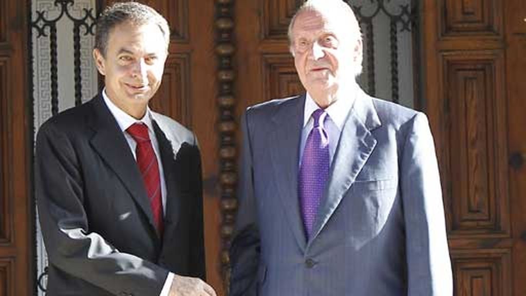 El Rey recibe a Zapatero