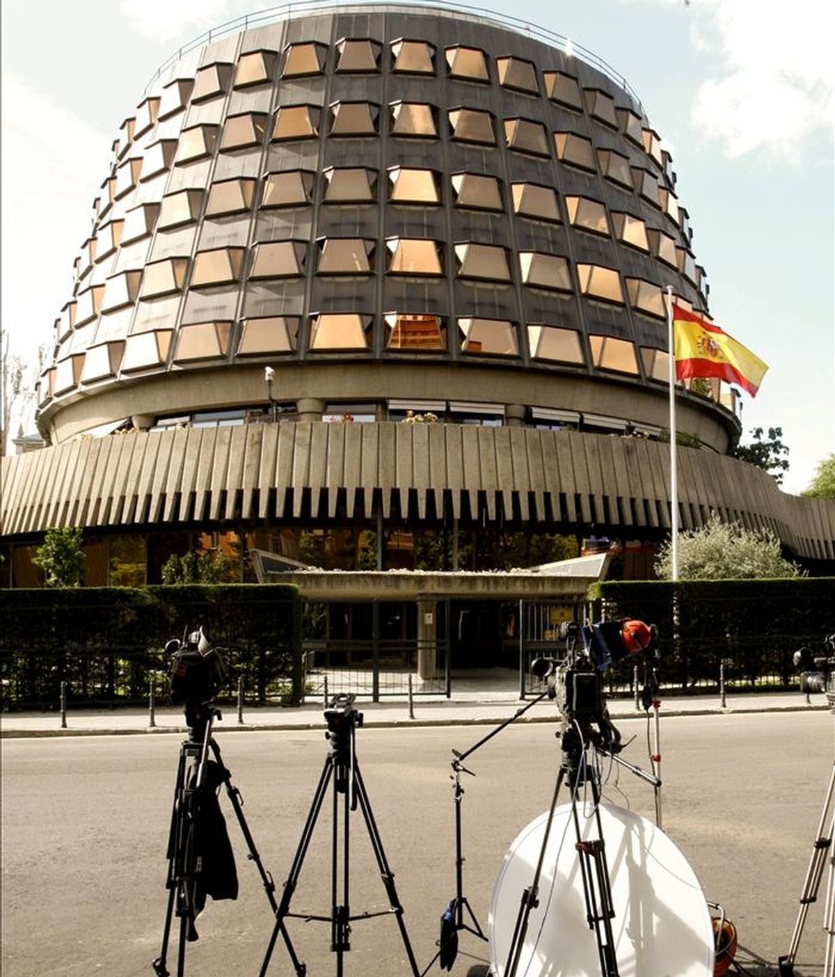 Fachada del Tribunal Constitucional, en Madrid. EFE/Archivo
