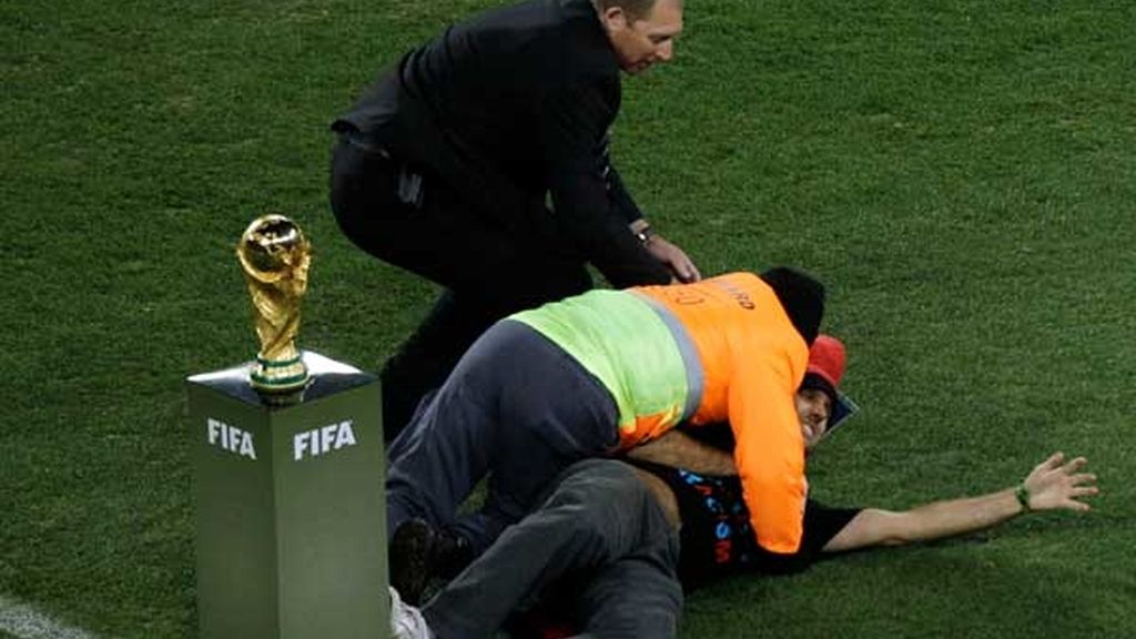 Jimmy Jump, en la final del Mundial