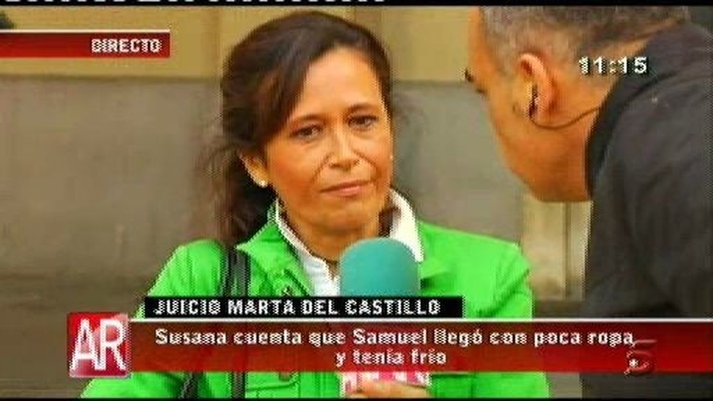 Susana repasa su declaración con Nacho Abad