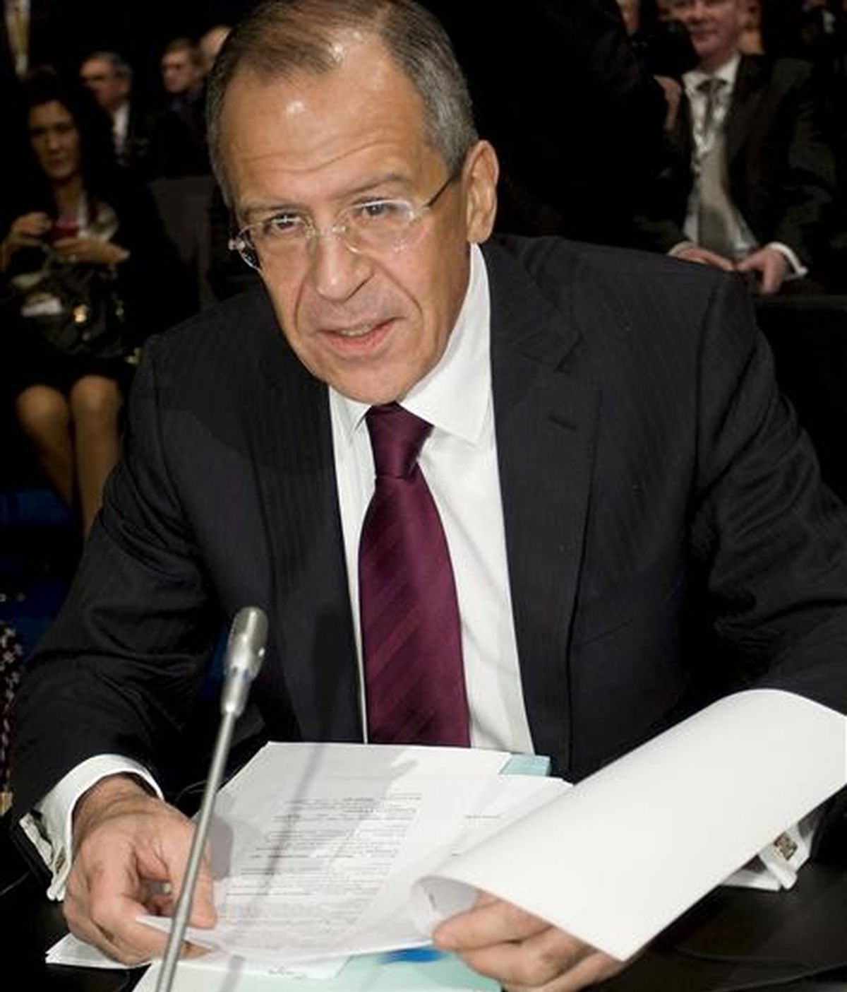 El ministro ruso de Asuntos Exteriores, Serguei Lavrov. EFE/Archivo