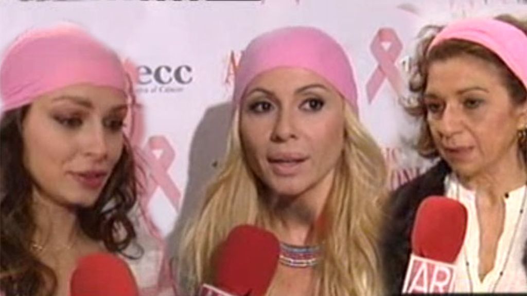 Marta Sánchez, Eva González y Lolita, unidas contra el cáncer