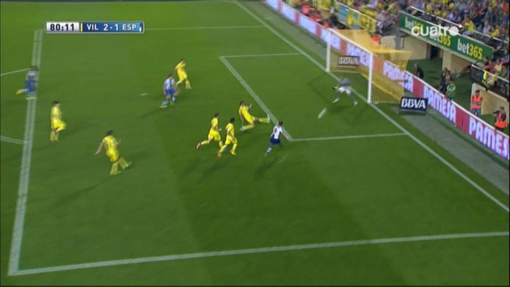 Gol de Sergio García (Villarreal 2-1 Espanyol)
