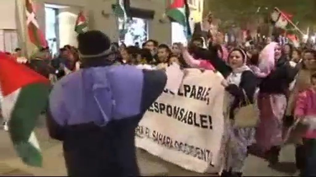 Protestas pro-saharauis