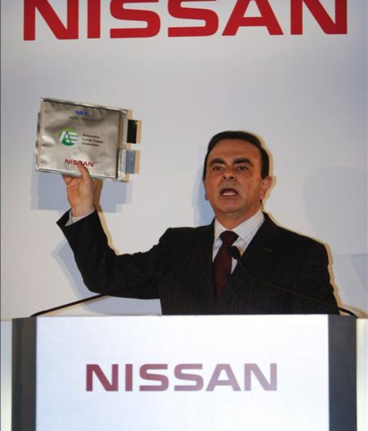 El presidente ejecutivo de la marca automovilística Nissan Motor Co., Carlos Ghosn. EFE/Archivo