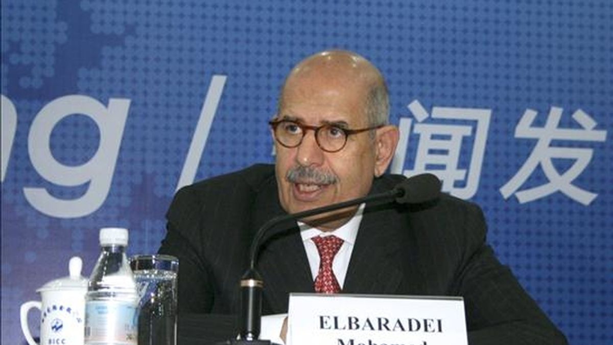El director general del Organismo Internacional de Energía Atómica, Mohamed El Baradei. EFE/Archivo