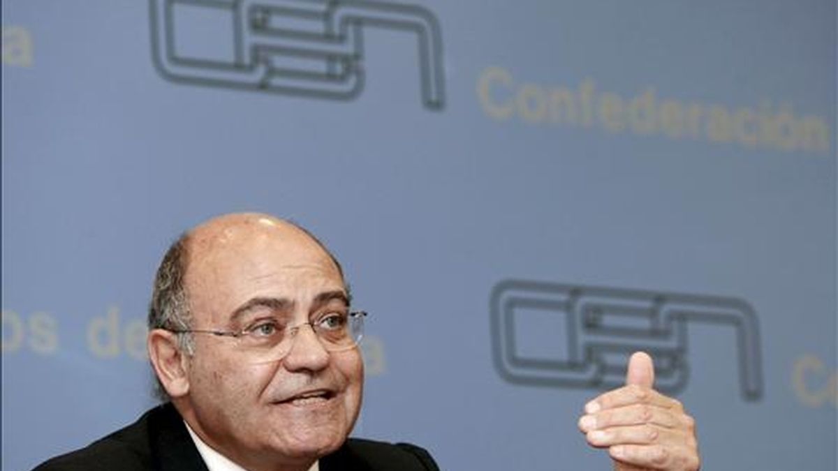El presidente de la CEOE, Gerardo Díaz Ferrán. EFE/Archivo