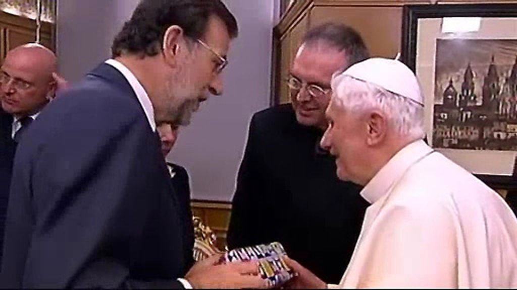 Intercambio de regalos con Rajoy