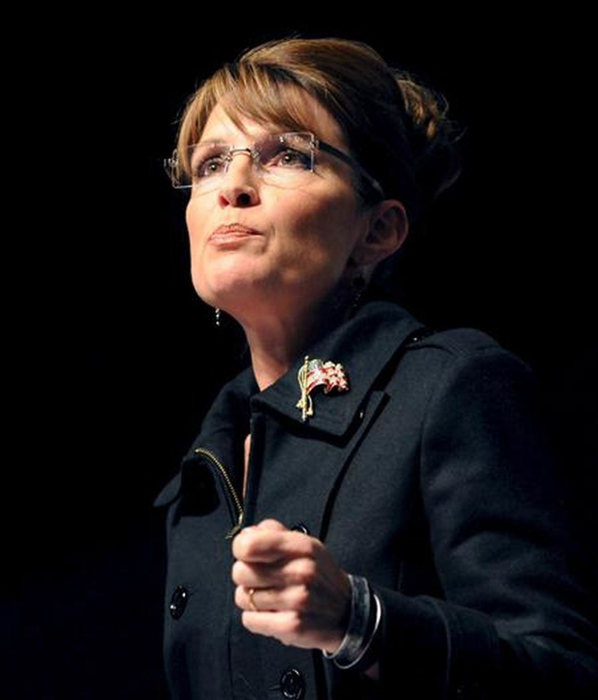 El tema se convirtió en consigna de campaña de la gobernadora de Alaska, Sarah Palin, la frase "A perforar, nena, a perforar" (Drill, baby, drill). EFE/Archivo