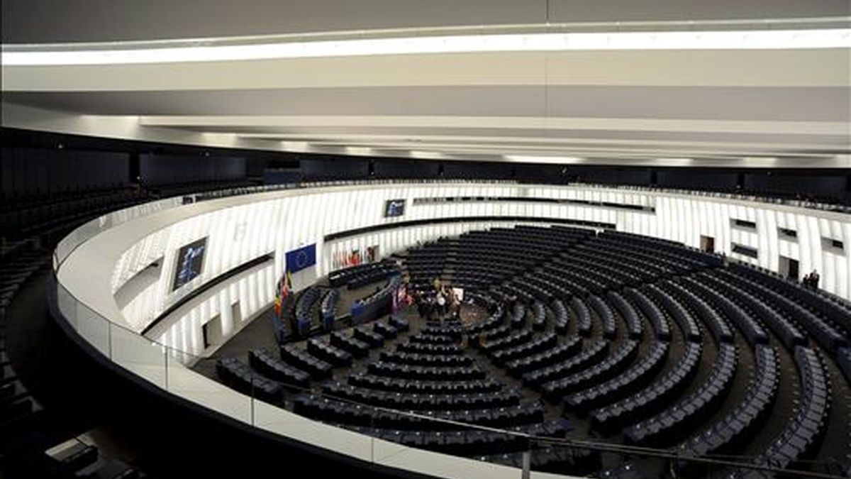 Vista general del hemiciclo del Parlamento Europeo en Estrasburgo, Francia. EFE/Archivo