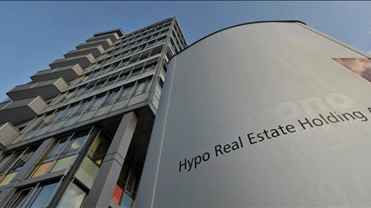 Exterior de la sede del Hypo Real Estate, en la localidad alemana de Unterschleissheim. EFE/Archivo