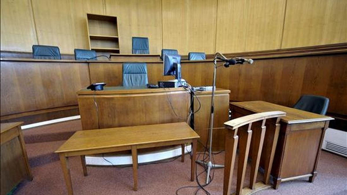 Vista de una sala de juicios. EFE/Archivo