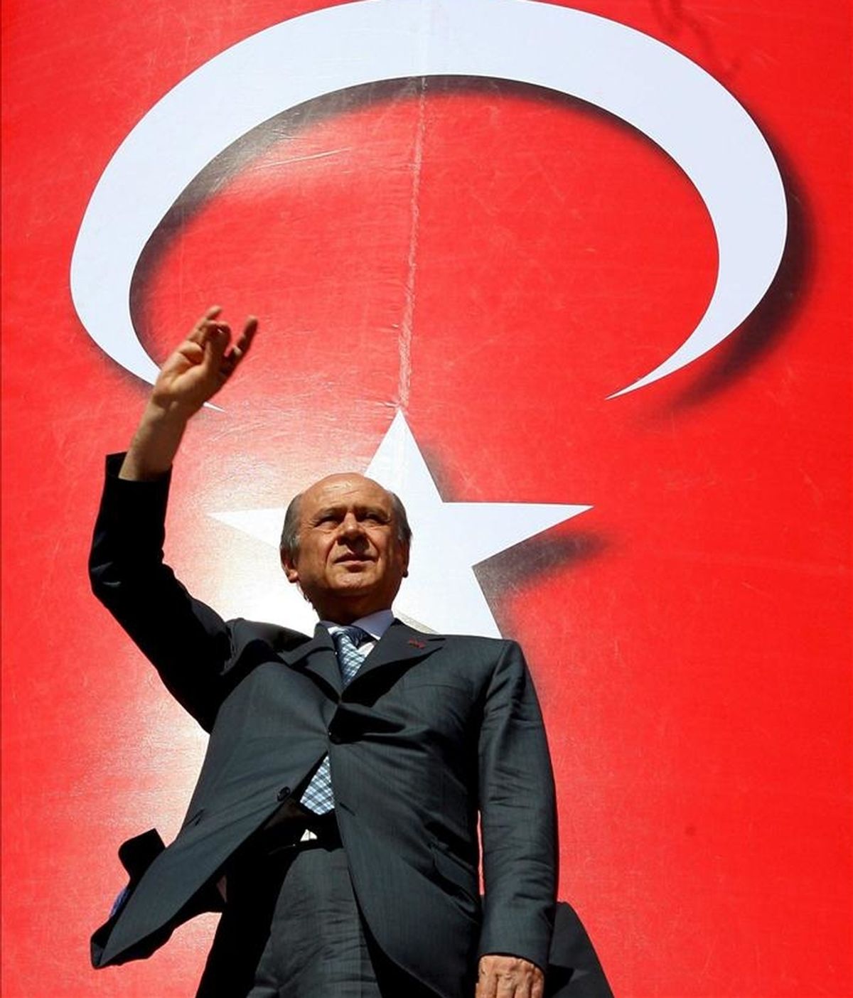 El líder del artido de Acción Nacionalista (MHP) Dr. Devlet Bahceli. EFE/Archivo
