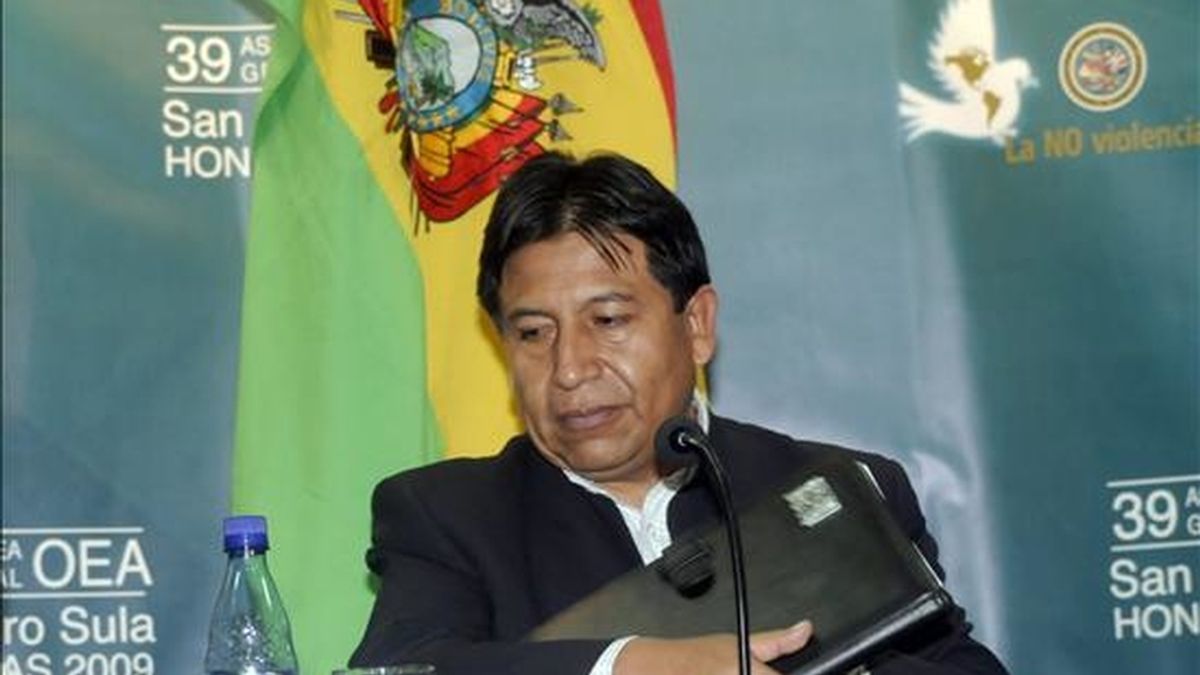 Tras su cita con el presidente Uribe, el ministro boliviano suscribirá con su homólogo de Colombia documentos de la Comisión Mixta de Cooperación y Declaración Conjunta. EFE/Archivo