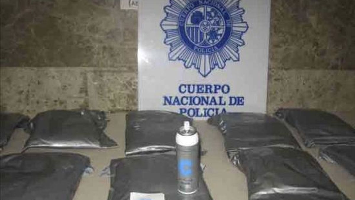 Un alijo de droga intervenido por la Policía Nacional. EFE/Archivo