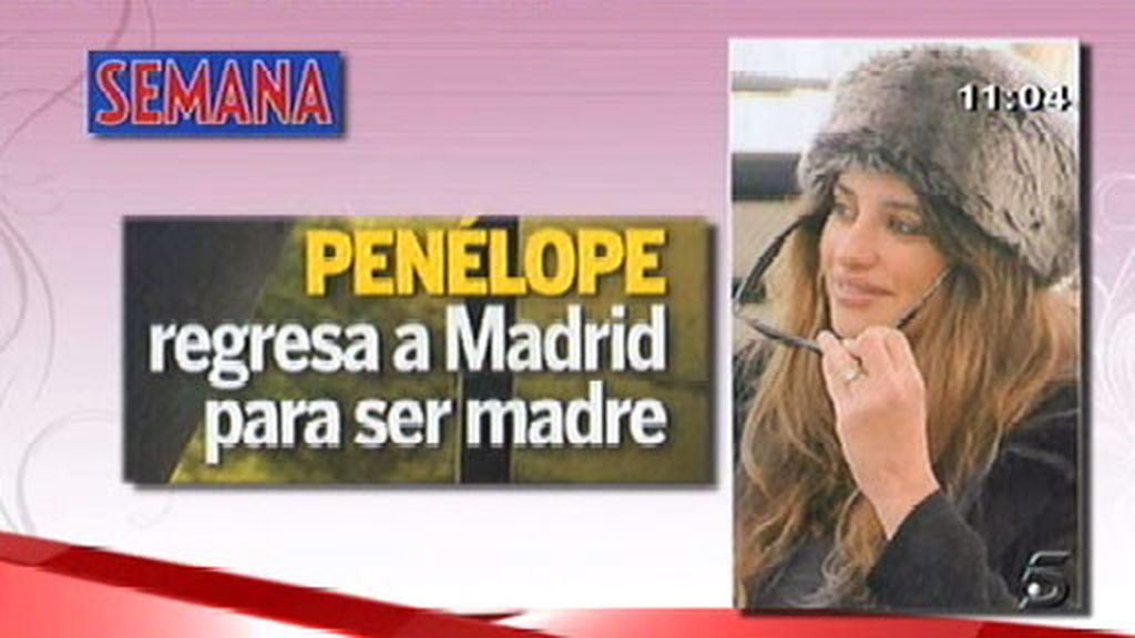 Penélope vuelve a Madrid