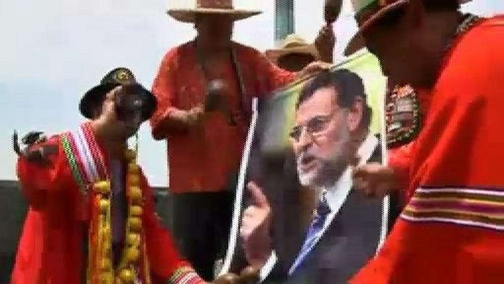 Rituales de chamanes peruanos para Rajoy