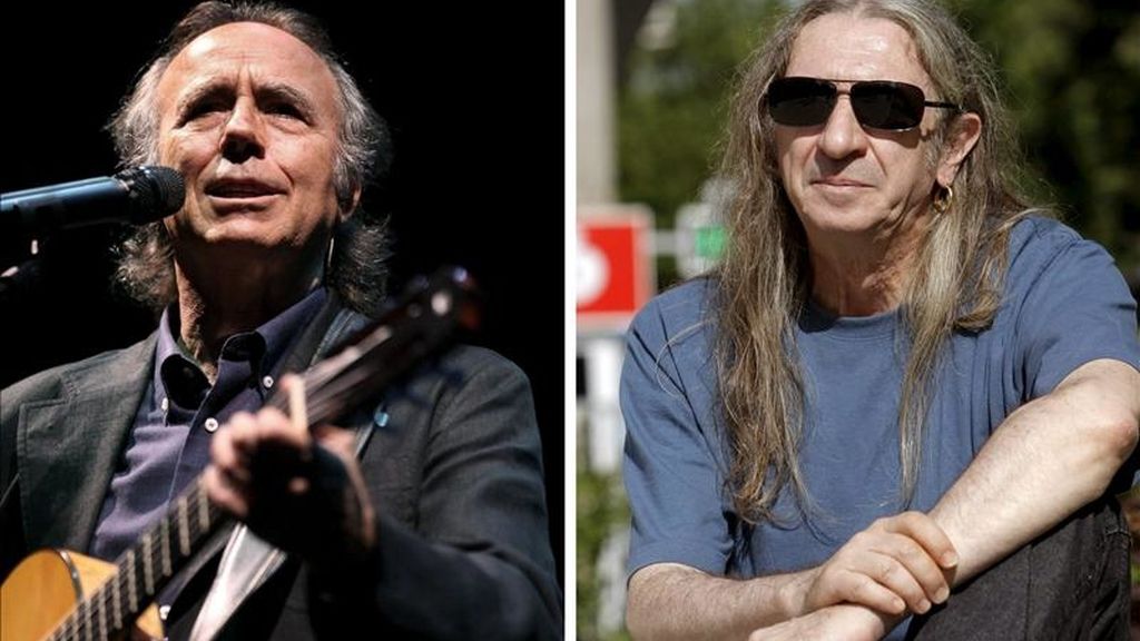 Rosendo, con "A veces cuesta llegar al estribillo", y Joan Manuel Serrat, con "Hijo de la luz y de la sombra", han logrado los galardones al Mejor Álbum y Mejor Canción del año, respectivamente, en la XV edición de los Premios de la Música, que se entregarán el próximo 18 de mayo en Madrid, según anunció hoy la Academia de las Artes y la Ciencia de la Música. En las fotografías de archivo, Serrat (izda) y Rosendo. EFE/Archivo