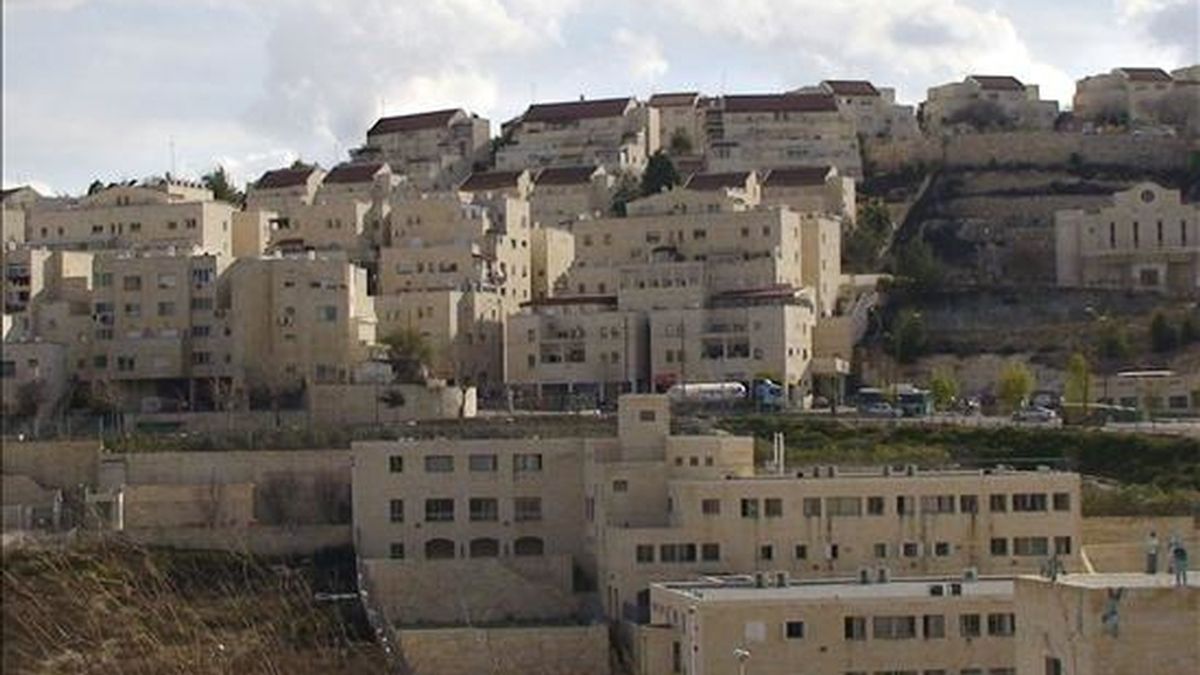 En la foto, el asentamiento israelí de Har Homa. EFE/Archivo