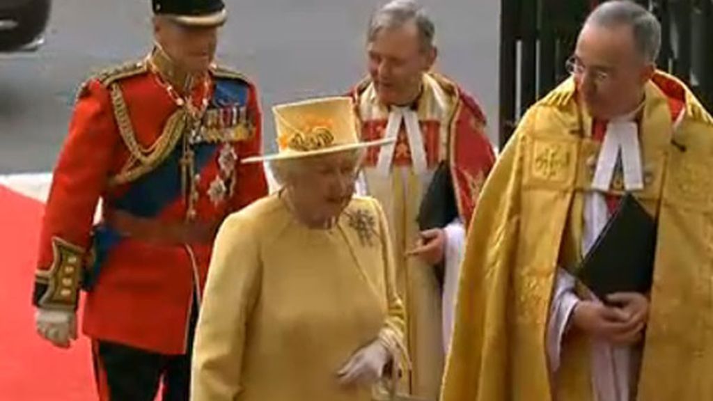 La Reina Isabel II y su marido, el duque de Edimburgo