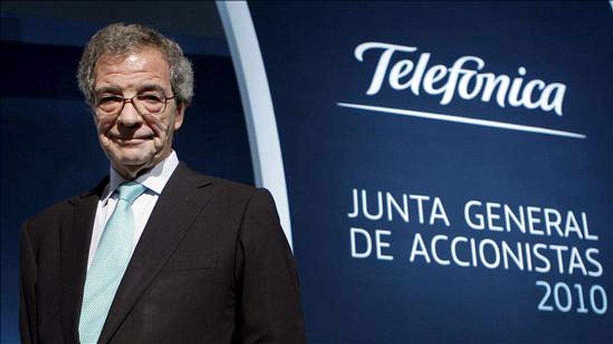 El presidente de Telefónica, Cesar Alierta. EFE/Archivo