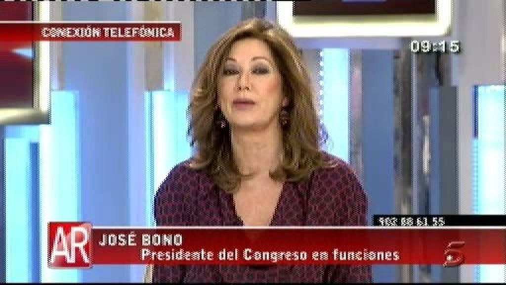 José Bono se despide del Congreso