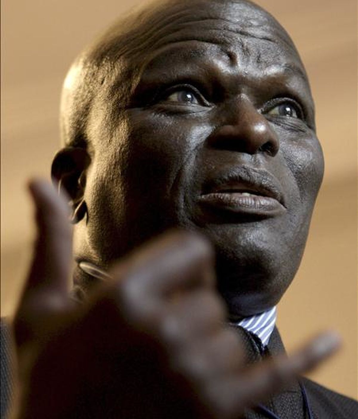 El relator de Naciones Unidas sobre la discriminación racial, el senegalés Doudou Diene. EFE/Archivo