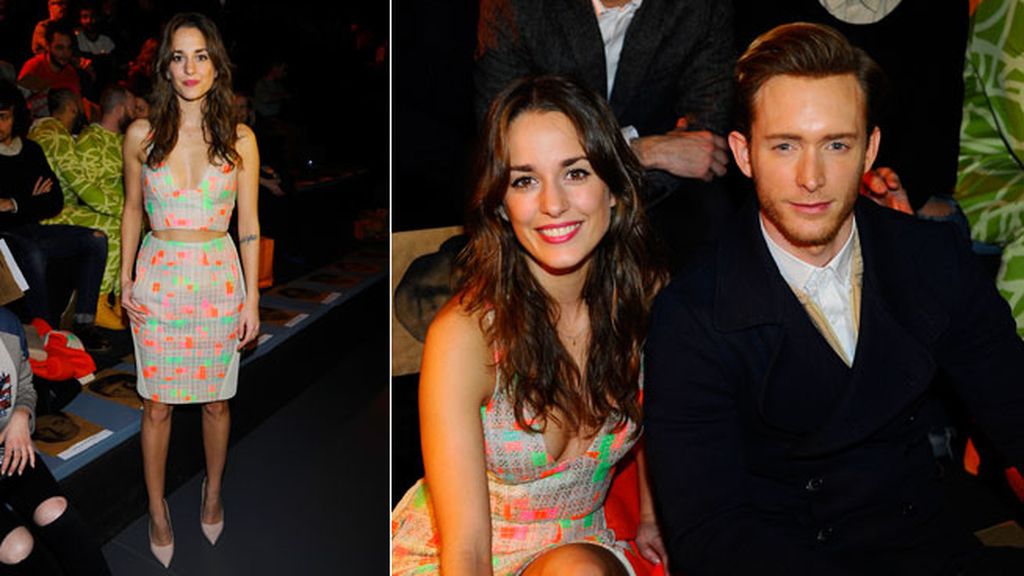 Silvia Alonso en el desfile de Ana Locking