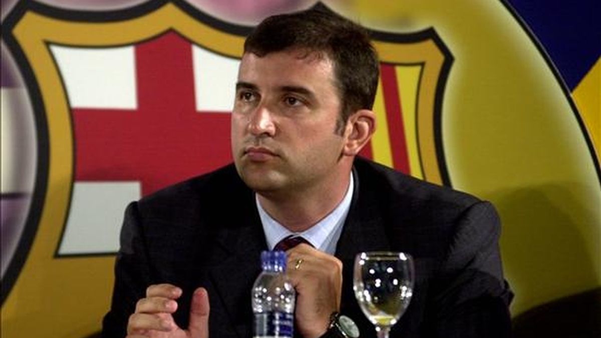 El ex vicepresidente económico del F.C. Barcelona Ferran Soriano ha sido elegido hoy presidente del consejo de administración de la aerolínea Spanair, recientemente adquirida por un grupo de empresarios e instituciones catalanas. EFE/Archivo