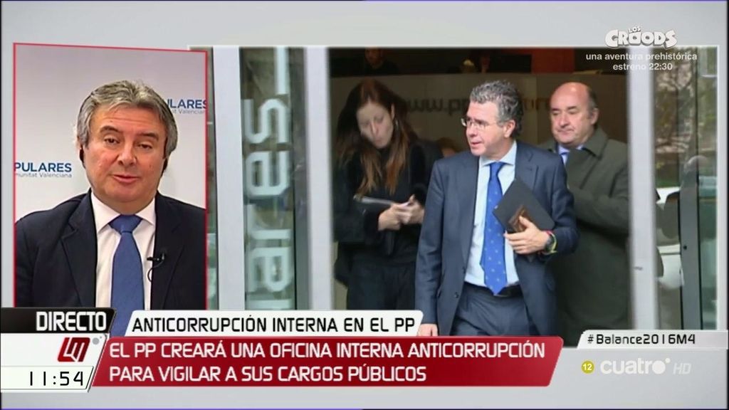 Rubén Moreno (PP): "El poder judicial no está ejerciendo su labor muy bien"