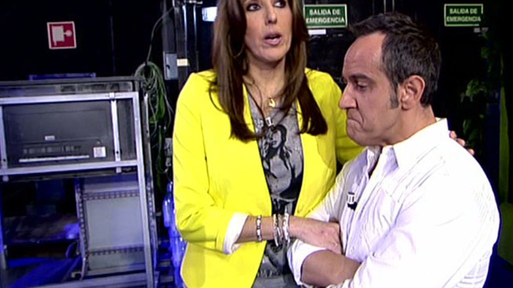 Víctor Sandoval, entre lágrimas