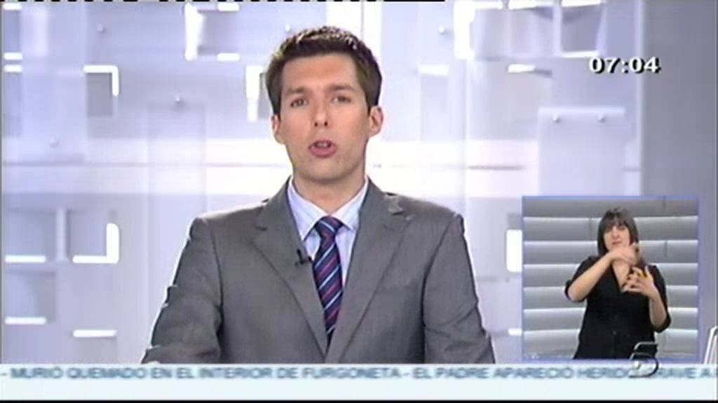 Daniel Gómez, con el informativo