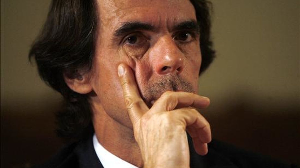 El ex presidente del Gobierno español y actual presidente de la Fundación para el Análisis y los Estudios Sociales, José María Aznar. EFE/Archivo
