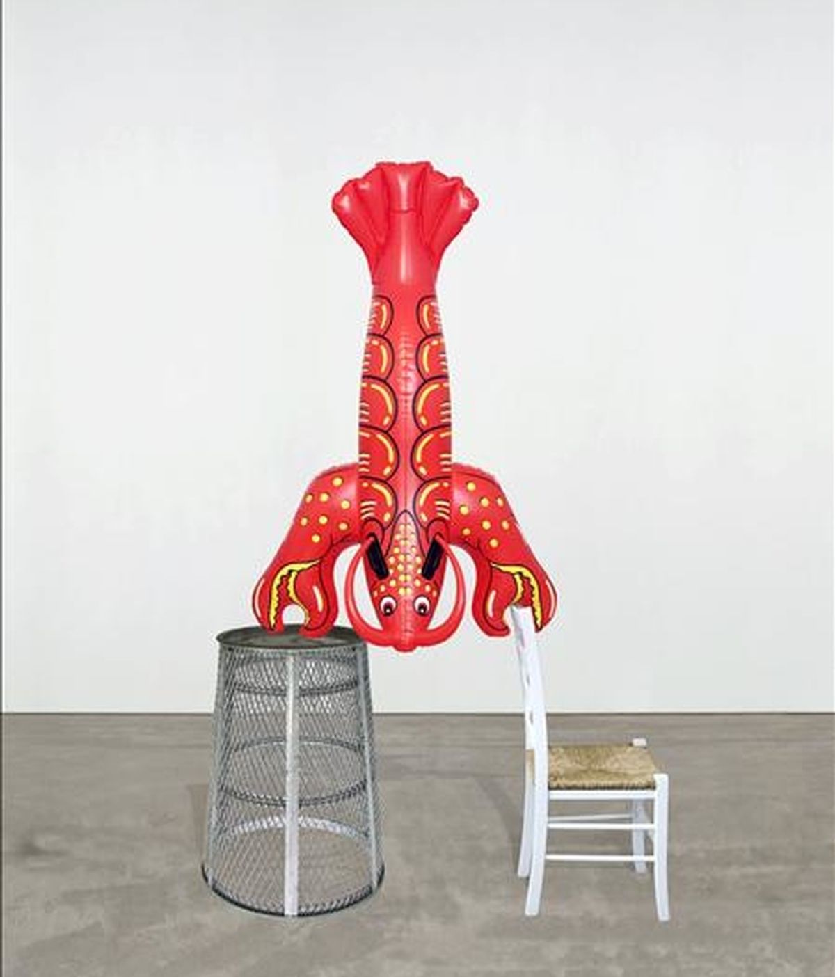 "Acróbata", del artista pop estadounidense Jeff Koons, que se podrá ver desde el próximo 12 de julio en su exposición "Popeye", en la Serpentine Gallery de Londres. EFE